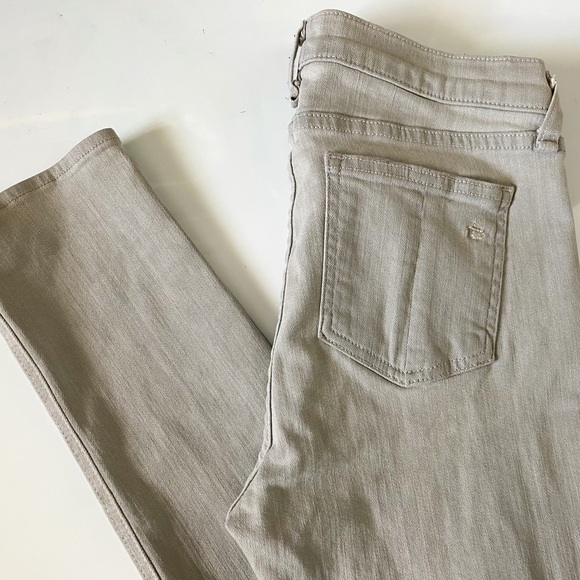 Rag & Bone Skinny Surrey Gray Distressed Skinny Mid Rise Stretch Celeb USA 27 - Picture 6 of 12